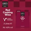 Chef's Menu Red Cooking Wine 3 litres | Case of 4 view 2