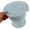 VILLCASE 2pcs Portable Unisex Plastic Bedpan with Lid Lightweight Easy to Move Urinal Spittoon for Household Use Bedroom Chamber Pot view 4