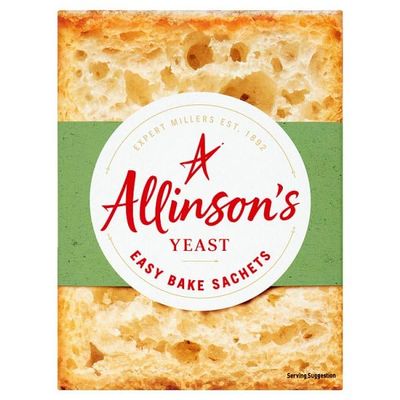 Allinson's Yeast 6 Sachets x 7g (42g) | Case of 12