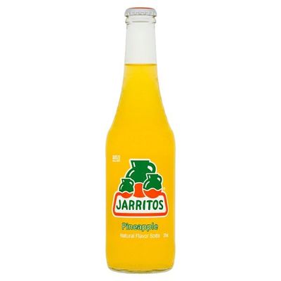 Jarritos Pineapple Natural Flavor Soda 370ml | Case of 12