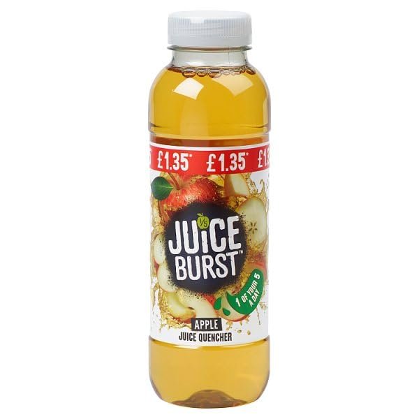 Juice Burst Apple Juice Quencher 400ml | Case of 12