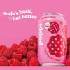 Popi Prebiotic Soda Variety Pack, 4 x 330ml Cans Low Sugar, Natural Flavors (Poppi Raspberry & Rose Soda Cans 4x330ml) view 3