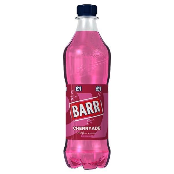 BARR Cherryade Soft Drink Bottle 500ml PM 1 | Case of 12