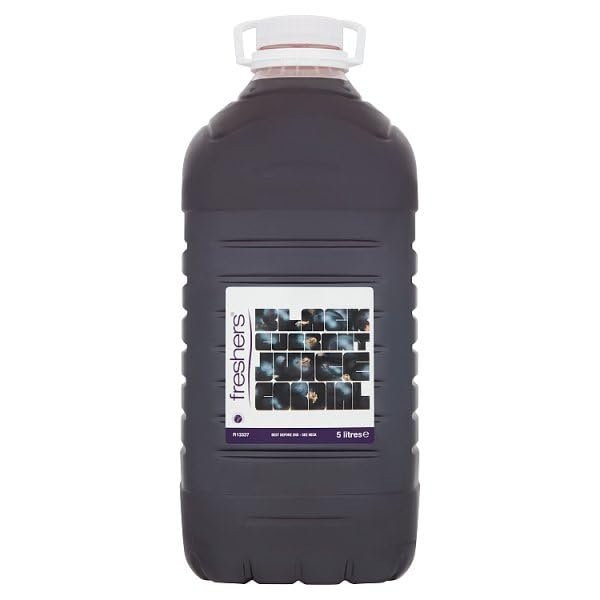 Freshers Blackcurrant Juice Cordial 5 Litres | Case of 1