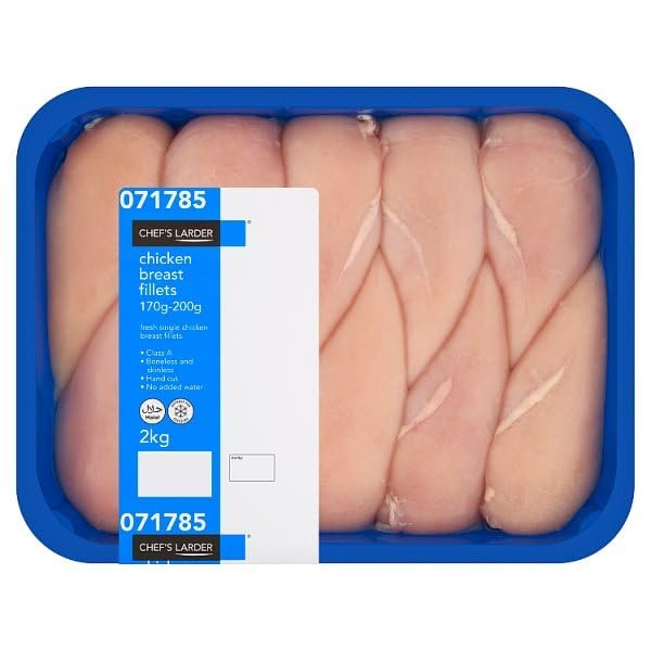 Chef's Larder Chicken Breast Fillets 170g-200g (2kg) | Case of 1