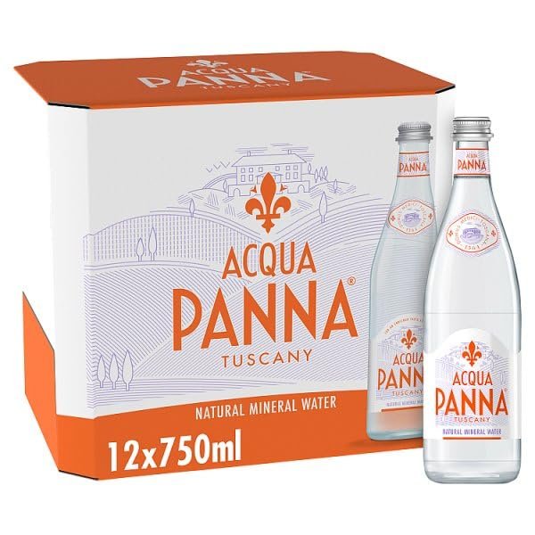 Acqua Panna Still Natural Mineral Water Glass 12x750ml | Case of 12