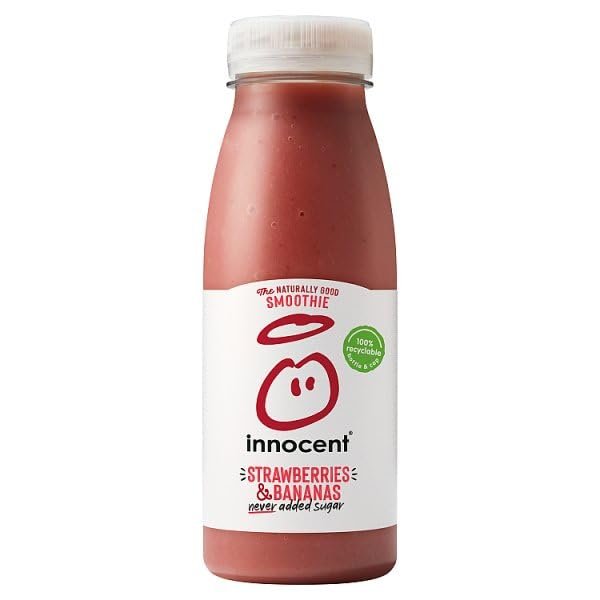 innocent Smoothie Strawberries & Bananas 250ml | Case of 8