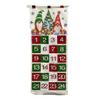 PHOERTY Christmas Calendar,Fabric Calendar With Pockets For Small Gifts Home Wall Hanging Decoration view 1