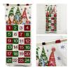PHOERTY Christmas Calendar,Fabric Calendar With Pockets For Small Gifts Home Wall Hanging Decoration view 2