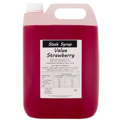 Strawberry Slush Syrup 5ltr | Case of 1