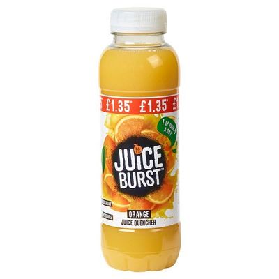 Juice Burst Orange Juice Quencher 400ml | Case of 12