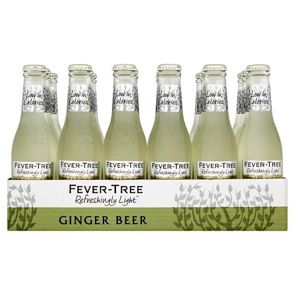 Fever-Tree Refreshingly Light Ginger Beer 24x200ml | Case of 24
