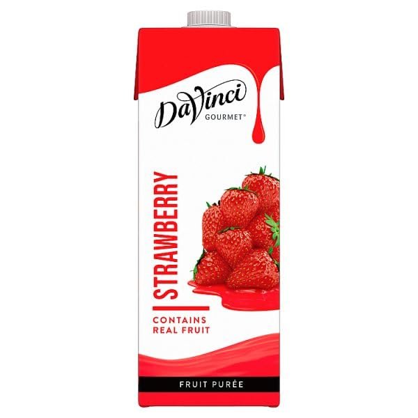 DaVinci Gourmet Strawberry Fruit Pure 1L | Case of 10