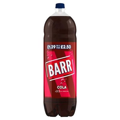 BARR Cola Soft Drink Bottle 2L PM 1.39 2/2.50 | Case of 6