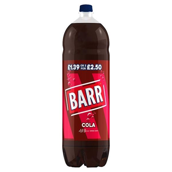 BARR Cola Soft Drink Bottle 2L PM 1.39 2/2.50 | Case of 6