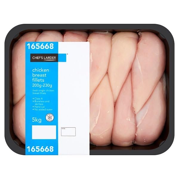 Chef's Larder Chicken Breast Fillets 200g-230g 5kg | Case of 1