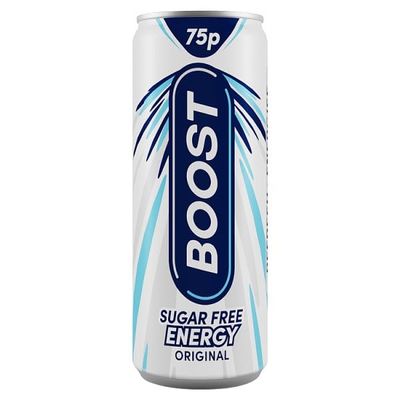Boost Sugar Free Energy Original 250ml | Case of 24