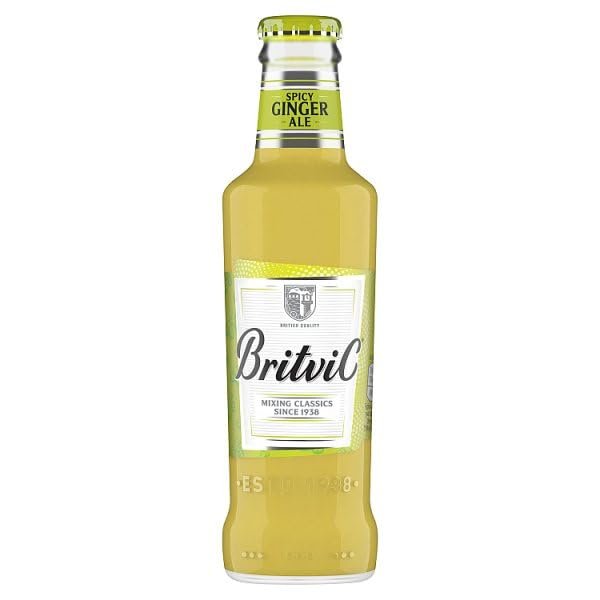 Britvic Spicy Ginger Ale Bottle 200ml | Case of 24