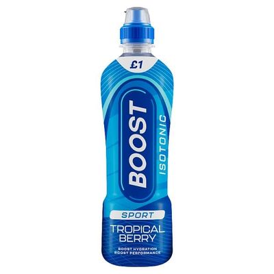 Boost Sport Tropical Berry Isotonic Drink Bottle 500ml PM 1 | Case of 12
