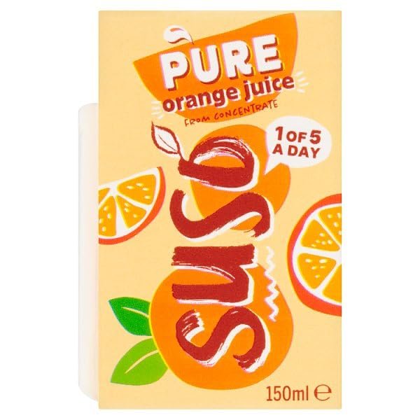 Suso Pure Orange Juice from Concentrate 150ml | Case of 30
