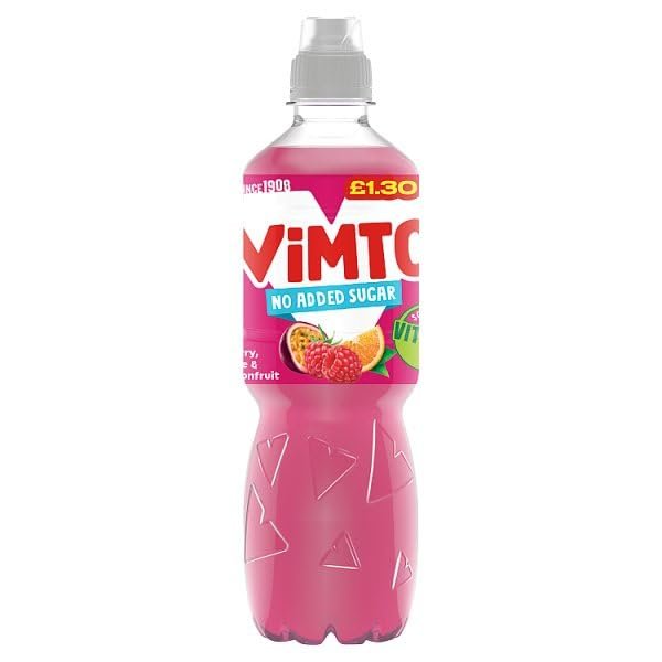 Vimto Raspberry, Orange & Passionfruit 500ml | Case of 12