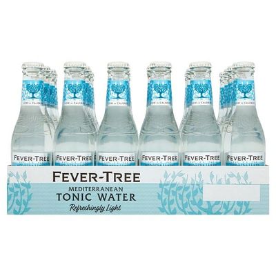 Fever-Tree Refreshingly Light Mediterranean Tonic Water 24 x 200ml | Case of 24