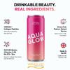 AQUA GLOW Sparkling Collagen Drink, Berry Crush, 5000mg VERISOL, 4 x 250ml view 3