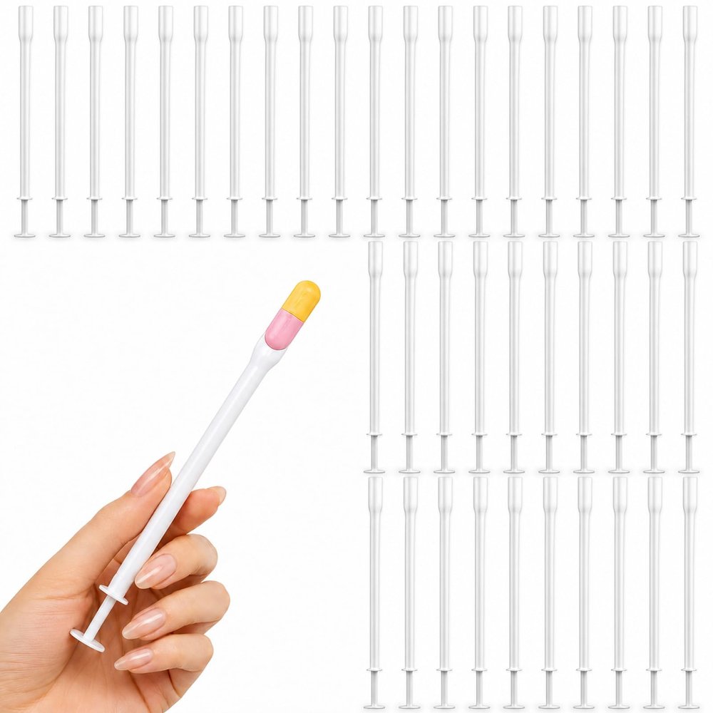Benaewa 40 Pcs Suppository Applicator, Individually Wrapped Pessary Applicators for Women Travel & Daily Use