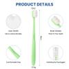 BUTBU Soft Bristle Toothbrush, 6PCS Manual Toothbrush for Sensitive Gums, B view 2