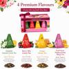 Joyful Tea Gift Box with 12 Premium Tea Bags Jasmine Lemon, Berry Mix, Ginger Honey & Earl Grey Passion Fruit Variety Selection Luxury Ready to Gift Tea Collection for Birthdays & Thank You Gifts view 3