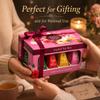 Joyful Tea Gift Box with 12 Premium Tea Bags Jasmine Lemon, Berry Mix, Ginger Honey & Earl Grey Passion Fruit Variety Selection Luxury Ready to Gift Tea Collection for Birthdays & Thank You Gifts view 4