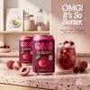 OMG Fibre Soda Low Sugar Sparkling Soft Drink with Plant-Based Fibre & Real Fruit Juice | Functional Soda with Organic Apple Cider Vinegar | Low Calorie Fizzy Drink (Pack of 12, Cherry - Cola) view 2