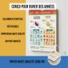 Seasonal Fruits and Vegetables | Perpetual Calendar to Follow Over the Months | Format 21 x 29.7 cm (A4) | Gift Idea view 4