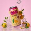 OMG Fibre Soda Low Sugar Sparkling Soft Drink with Plant-Based Fibre & Real Fruit Juice | Functional Soda with Organic Apple Cider Vinegar | Low Calorie Fizzy Drink (Pack of 12, Yuzu) view 2