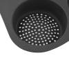 FUBESK 6 Cavity Silicone Hamburger Bun, Non- Bread Pan Even Baking, Flexible Burger Tray With Vented Design, Grey, 345X235Cm view 4