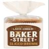 Baker Street Brown and White Sliced Bread, Pre-Sliced, Long Life, High Fibre, Dairy-Free, 550g, Pack of 2 view 3