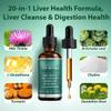 Liver Restore Iiquid Eases Bloating and DigestionRestores Mental Clarity & Focus,Boosts EnergyLiver Cleanse & Immune Health view 2