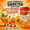 Juicy Orange Sugar Dusting 200g Coffee Topping for Hot Chocolate, Latte, Cappuccino, Cupcake Sprinkles, Popcorn Seasoning, Baking Decoration - by The Spice Specialist view 2