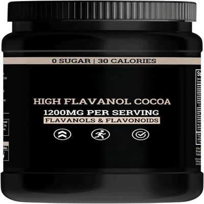 Hessian Cocoa Powder Concentrated Black Cocoa Extract for Health Support - Non-GMO Vegan