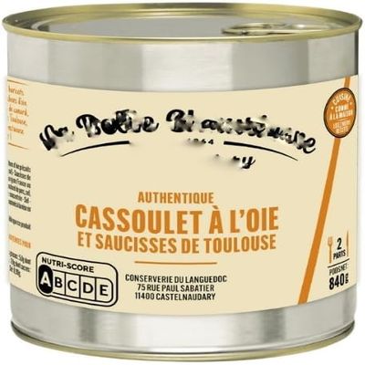Le Balled Chaurienne Goose Confit cassoulet 840g Pack of 4