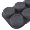 BEAZOOM Grey Silicone Burger Bun, 6 Cavity Non- Baking Tray Even Cooking, Flexible -Release Pan Homemade Burgers 136x92 Inch view 3