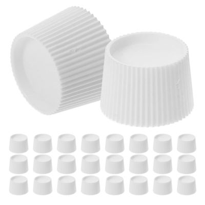 FreshCart Basics 50pcs White Screw-on Toothpaste Caps Replacement Toothpaste Lids Reusability and Stylish Appearance for Tubes Easy to Use and Maintains Cleanness