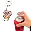 WAGHAVEN Practical Keyring Bottle Opener Strong Easy to Carry Keychain Accessory for Picnics Hiking and Social Event Portable Bottle Opener view 2