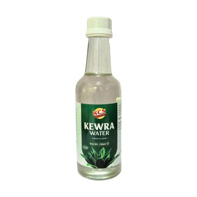 KCS Kewra Water 190ml | Flavoured Water | Suitable for Desserts, Sweets & Beverages | Food Grade Kewra Water | 190ml Bottle