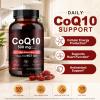CoQ10 Supplement Capsules 120 Count, High Strength Coenzyme Q10 Supplement with MCT Coconut Oil, Support Daily Antioxidant, Natural Energy Production & Heart Function | Non-GMO, Gluten & Dairy Free view 3