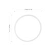 OUNONA 4pcs Silicone Replacement Seal Ring for Bento Box and Food Storage Jars, Airtight and Hygienic Lunch Box Gasket, High Temperature Resistant Seal for School and Transport to Work view 2