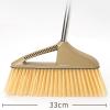 Riuulity Hair Dust Broom, Floor Sweeping Broom Bathroom with Water Scraper for Kitchen Living Room Garage view 2
