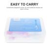 ROMISBABA 10pcs Mini Oral Cleaning Brush with Soft Bristle and Floss Disposable Portable Travel Toothbrush Set for Business Trips and Daily Use view 3