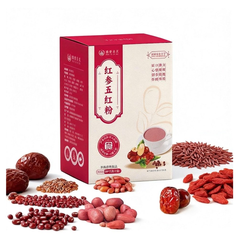 Five-Red Soup Powder, Individually Packaged, Portable And Ready To Drink(1pcs)