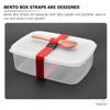 IDEANATEGRATE Elastic Bento Box Straps and Sturdy Polyester Material 8pcs Lunch Box Bands with High Elastic Design for Picnic and Outdoor Lunchbox Organization view 4